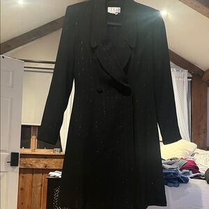 Anna Elegant Black Women's Blazer with Shimmer